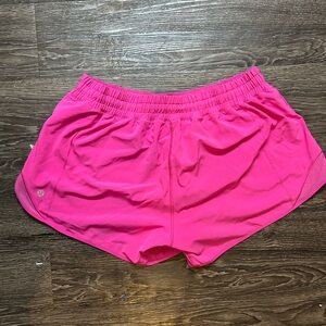 Lululemon Athletica Bright Pink Athletic Shorts